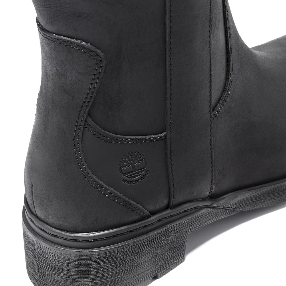 Timberland Womens Tall Boots Graceyn Waterproof - Black - India WN3158497